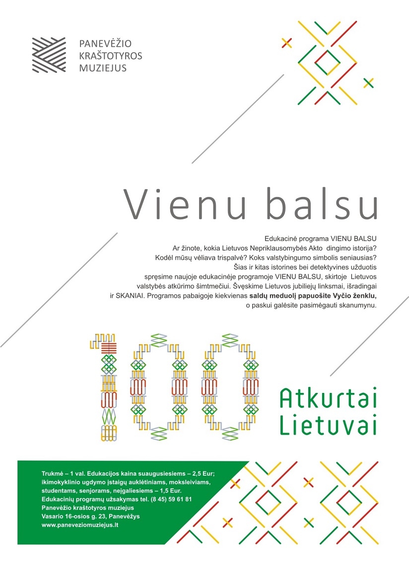 Vienu balsu